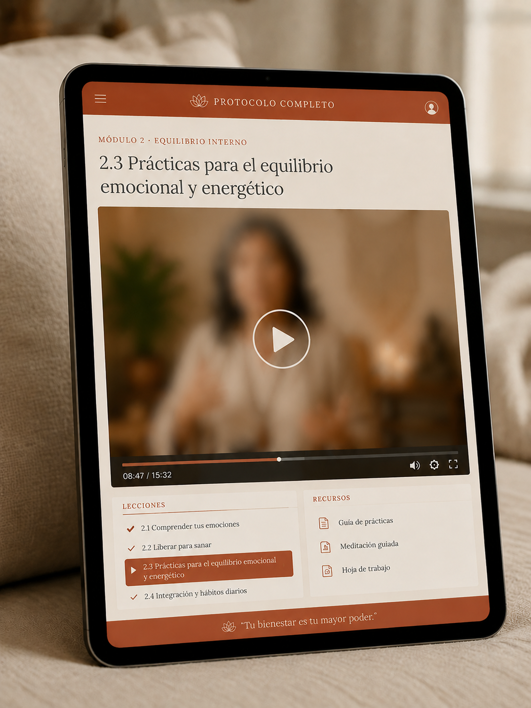 Clase en video